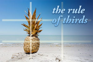 Web design does make use of the rule of thirds.