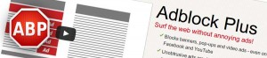 Browser extensions we love: Adblock logo.