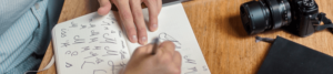Build a website by starting from pen and paper sketches.