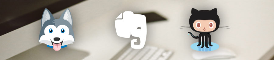 Favorite productivity apps are Evernote, Trello, Github.