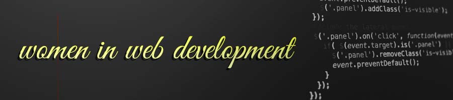 Women in Web Development Banner